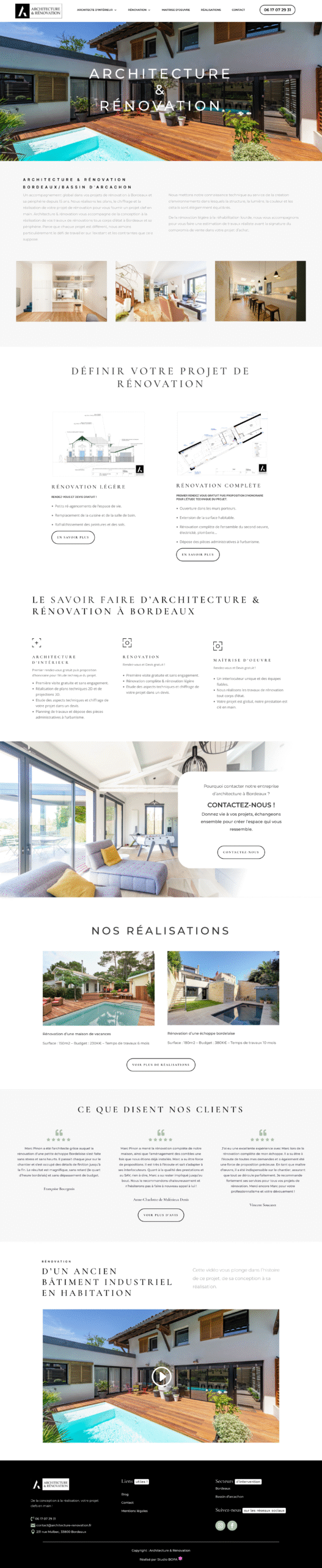Site Architecture et Rénovation