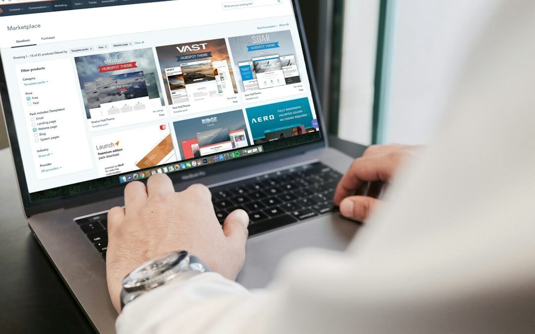 Boutique en ligne sur ordinateur portable, WooCommerce
